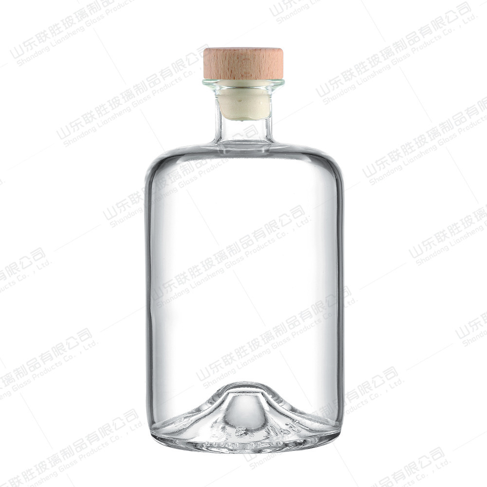 Pink 70cl Gin Glass Bottle